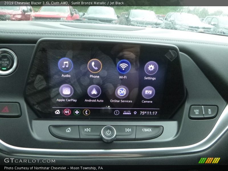 Sunlit Bronze Metallic / Jet Black 2019 Chevrolet Blazer 3.6L Cloth AWD