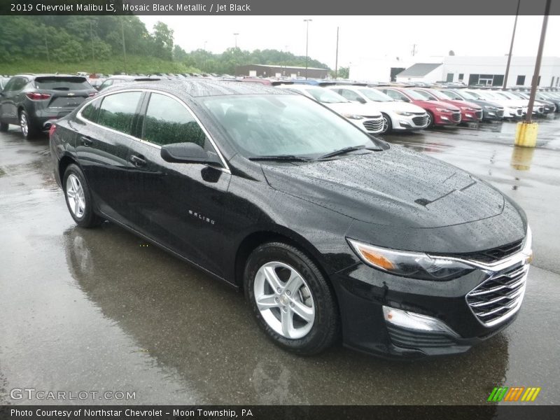 Mosaic Black Metallic / Jet Black 2019 Chevrolet Malibu LS