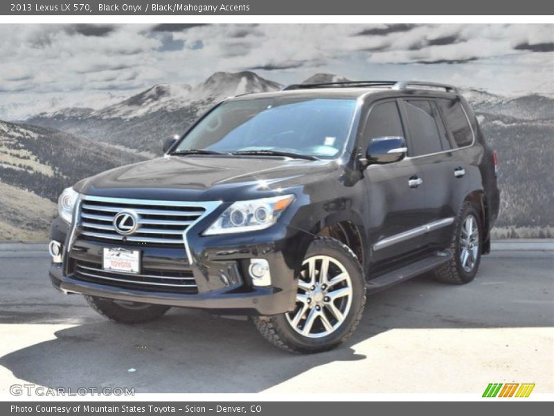 Black Onyx / Black/Mahogany Accents 2013 Lexus LX 570