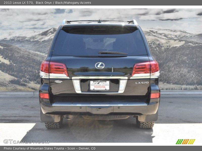 Black Onyx / Black/Mahogany Accents 2013 Lexus LX 570