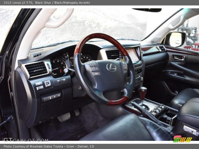 Black Onyx / Black/Mahogany Accents 2013 Lexus LX 570