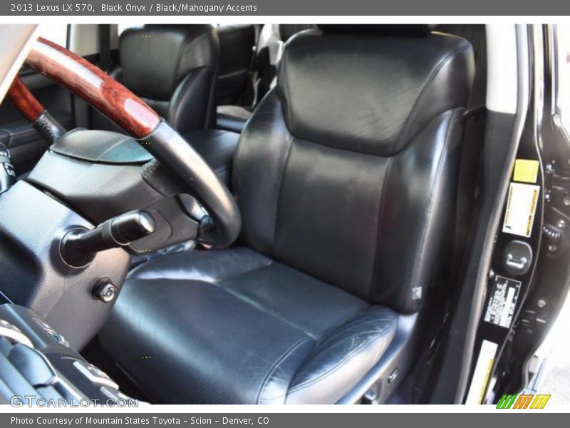 Black Onyx / Black/Mahogany Accents 2013 Lexus LX 570