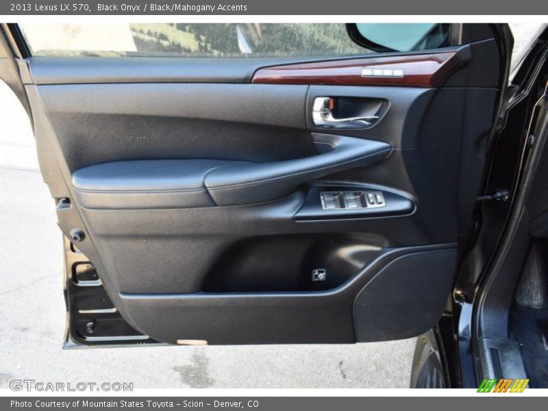 Black Onyx / Black/Mahogany Accents 2013 Lexus LX 570