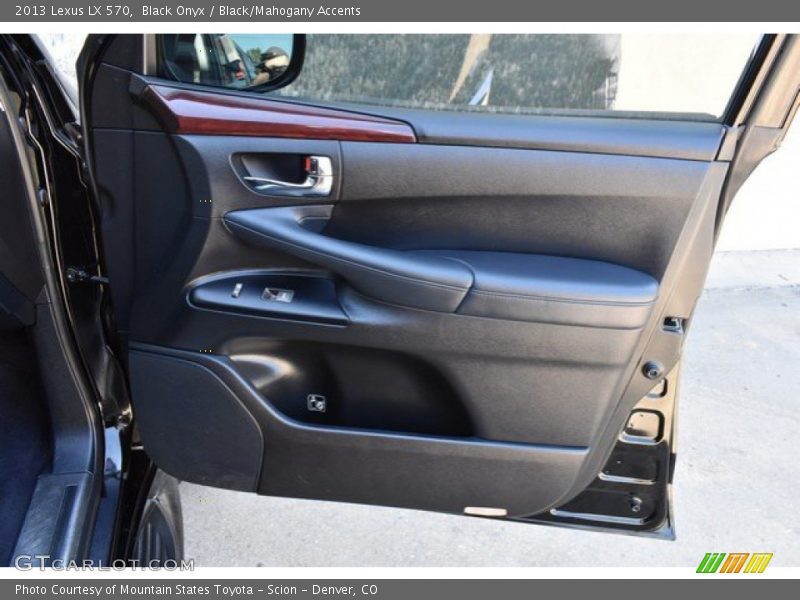 Black Onyx / Black/Mahogany Accents 2013 Lexus LX 570