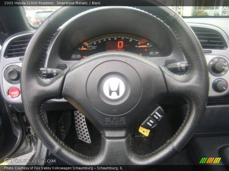 Silverstone Metallic / Black 2003 Honda S2000 Roadster