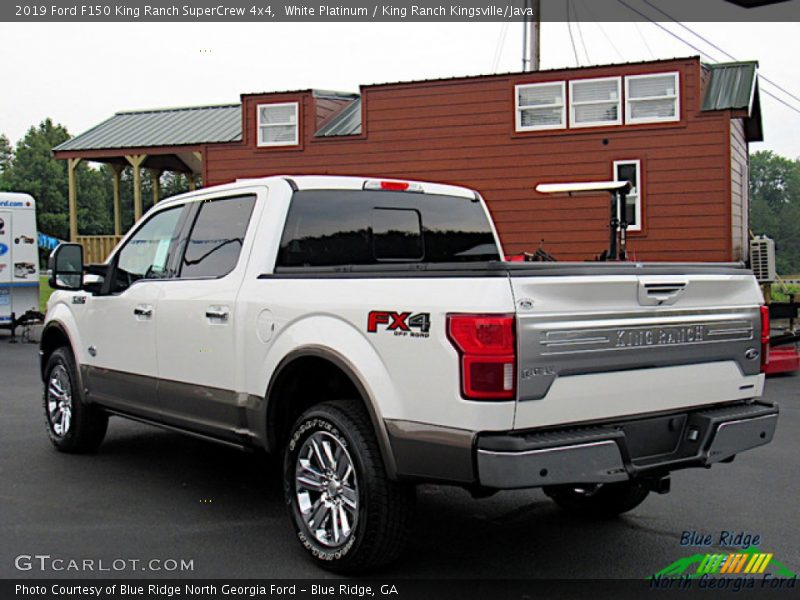 White Platinum / King Ranch Kingsville/Java 2019 Ford F150 King Ranch SuperCrew 4x4