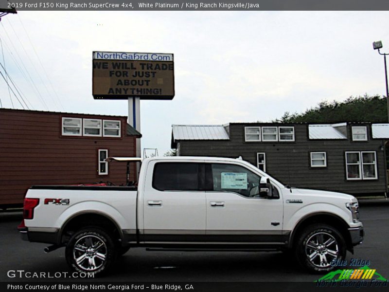 White Platinum / King Ranch Kingsville/Java 2019 Ford F150 King Ranch SuperCrew 4x4