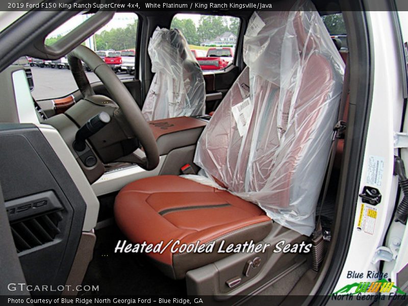 White Platinum / King Ranch Kingsville/Java 2019 Ford F150 King Ranch SuperCrew 4x4