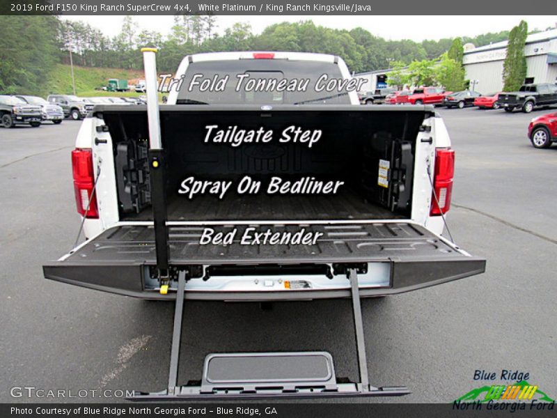 White Platinum / King Ranch Kingsville/Java 2019 Ford F150 King Ranch SuperCrew 4x4