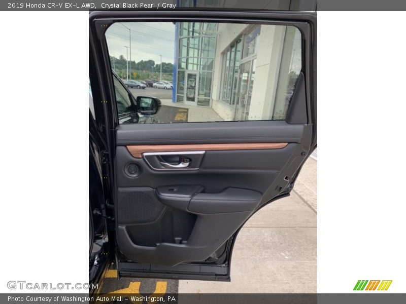 Crystal Black Pearl / Gray 2019 Honda CR-V EX-L AWD