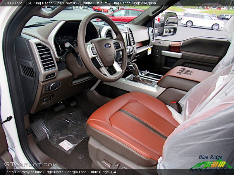 White Platinum / King Ranch Kingsville/Java 2019 Ford F150 King Ranch SuperCrew 4x4