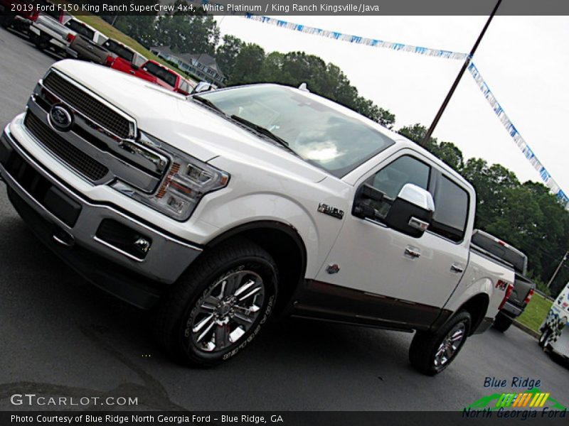 White Platinum / King Ranch Kingsville/Java 2019 Ford F150 King Ranch SuperCrew 4x4