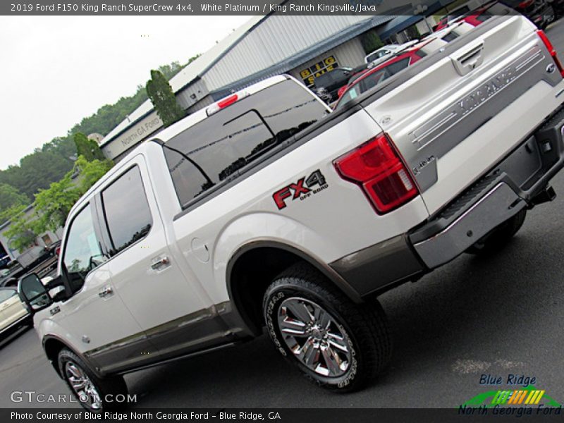 White Platinum / King Ranch Kingsville/Java 2019 Ford F150 King Ranch SuperCrew 4x4