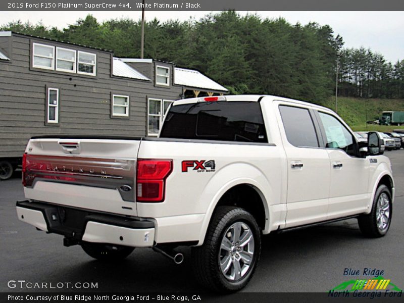 White Platinum / Black 2019 Ford F150 Platinum SuperCrew 4x4