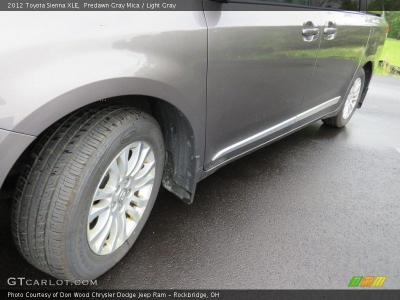 Predawn Gray Mica / Light Gray 2012 Toyota Sienna XLE