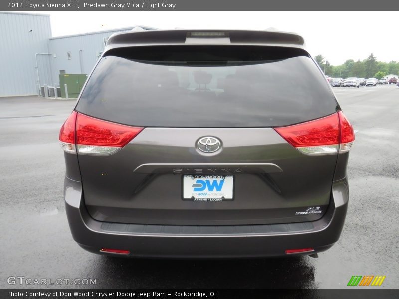 Predawn Gray Mica / Light Gray 2012 Toyota Sienna XLE