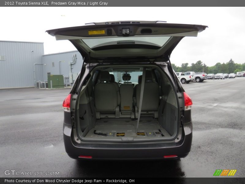 Predawn Gray Mica / Light Gray 2012 Toyota Sienna XLE