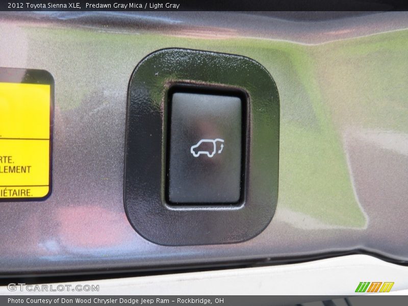 Predawn Gray Mica / Light Gray 2012 Toyota Sienna XLE