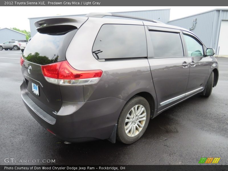 Predawn Gray Mica / Light Gray 2012 Toyota Sienna XLE