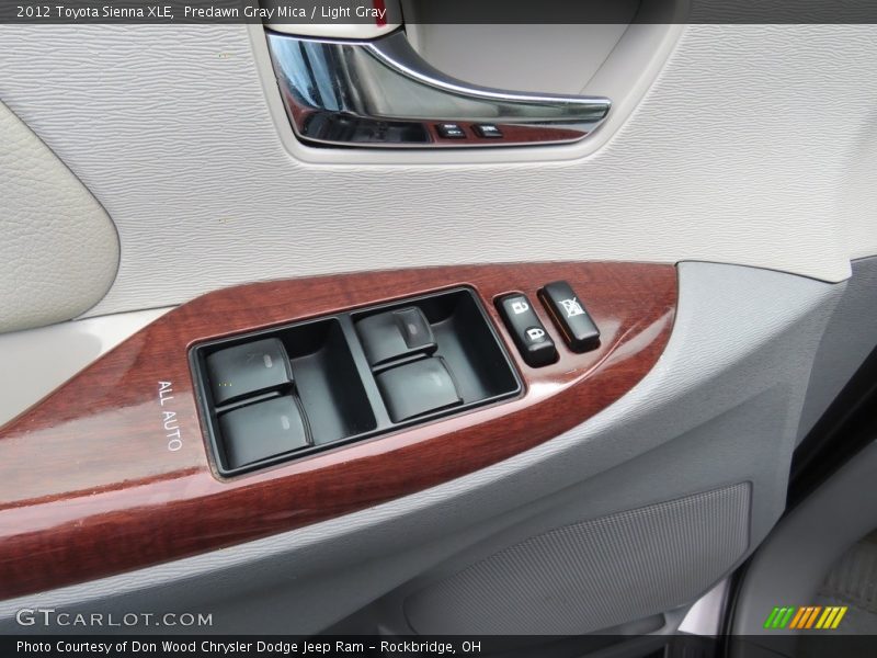 Predawn Gray Mica / Light Gray 2012 Toyota Sienna XLE