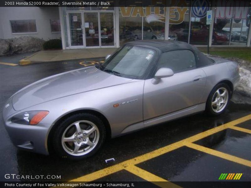 Silverstone Metallic / Black 2003 Honda S2000 Roadster