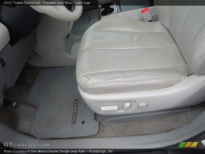 Predawn Gray Mica / Light Gray 2012 Toyota Sienna XLE