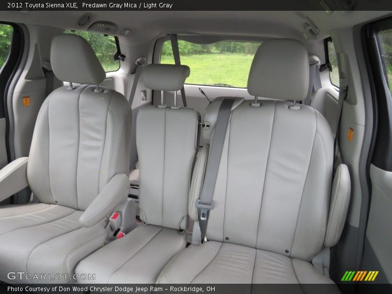 Predawn Gray Mica / Light Gray 2012 Toyota Sienna XLE