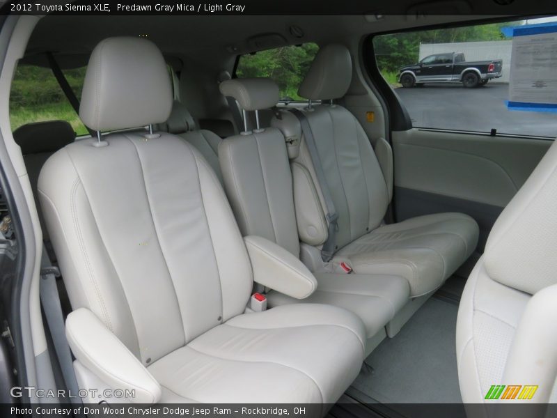 Predawn Gray Mica / Light Gray 2012 Toyota Sienna XLE