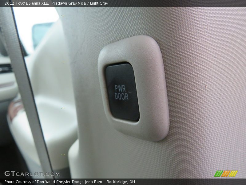Predawn Gray Mica / Light Gray 2012 Toyota Sienna XLE
