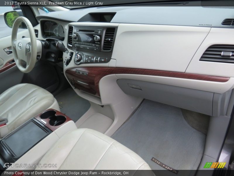 Predawn Gray Mica / Light Gray 2012 Toyota Sienna XLE