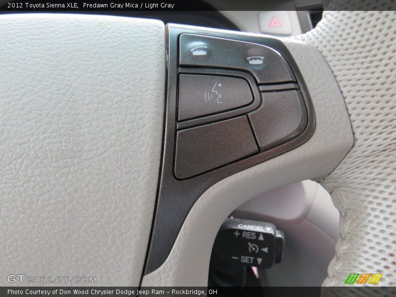 Predawn Gray Mica / Light Gray 2012 Toyota Sienna XLE