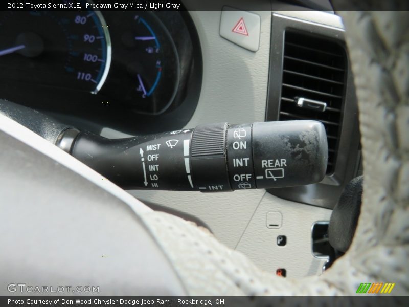 Predawn Gray Mica / Light Gray 2012 Toyota Sienna XLE