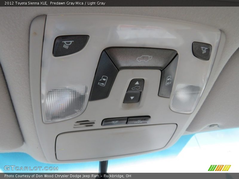 Predawn Gray Mica / Light Gray 2012 Toyota Sienna XLE