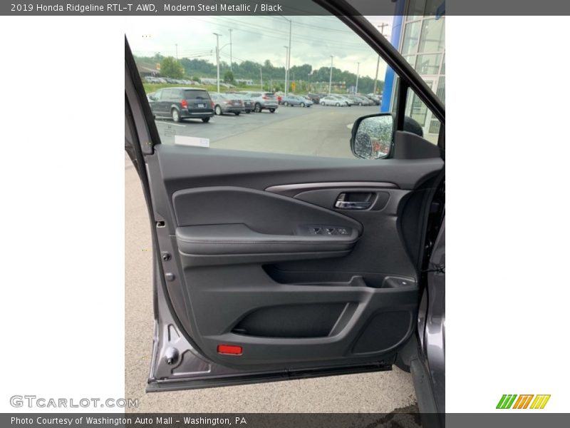 Modern Steel Metallic / Black 2019 Honda Ridgeline RTL-T AWD