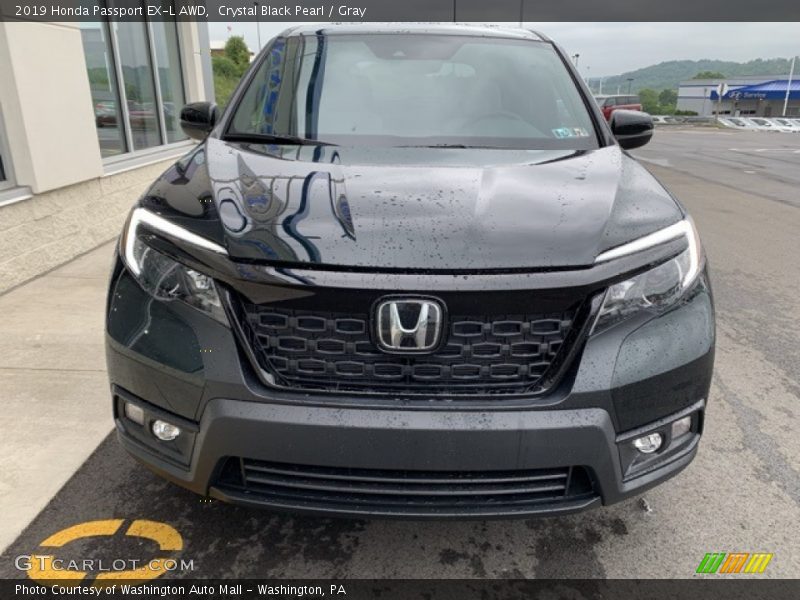 Crystal Black Pearl / Gray 2019 Honda Passport EX-L AWD