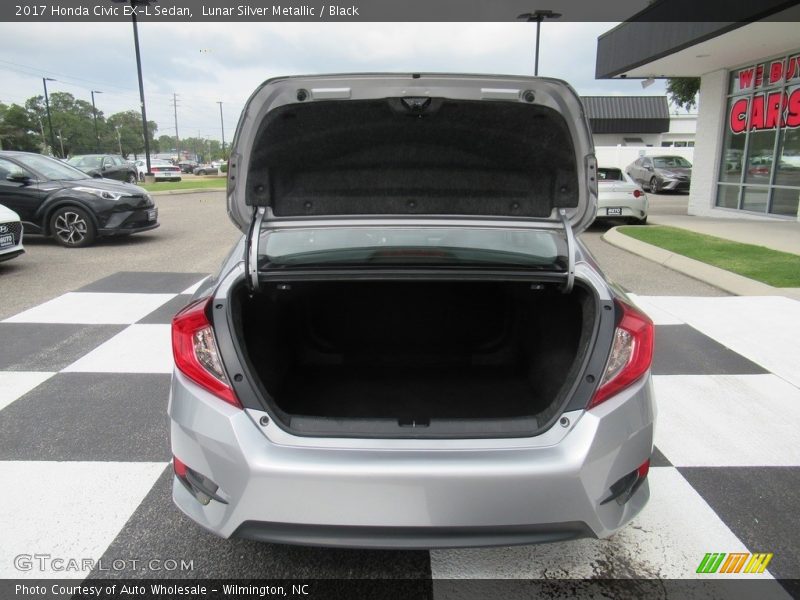 Lunar Silver Metallic / Black 2017 Honda Civic EX-L Sedan