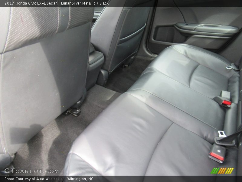 Lunar Silver Metallic / Black 2017 Honda Civic EX-L Sedan