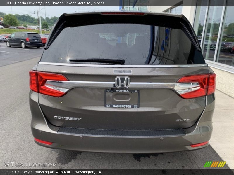 Pacific Pewter Metallic / Mocha 2019 Honda Odyssey Elite