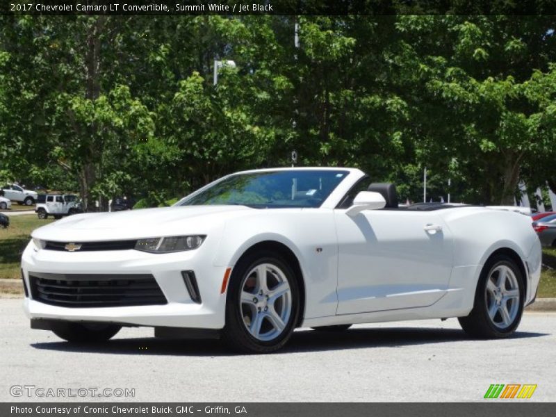 Summit White / Jet Black 2017 Chevrolet Camaro LT Convertible