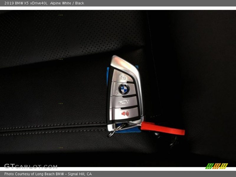 Alpine White / Black 2019 BMW X5 xDrive40i