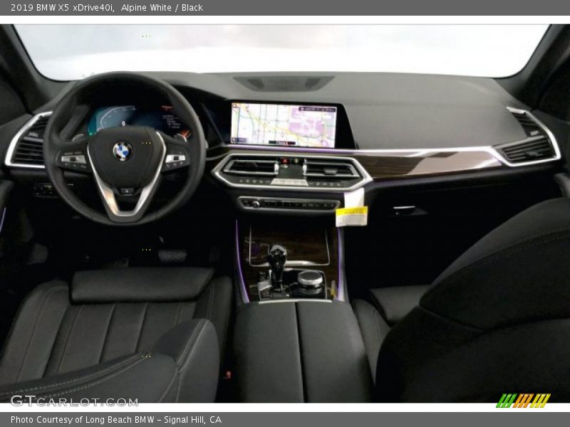 Alpine White / Black 2019 BMW X5 xDrive40i