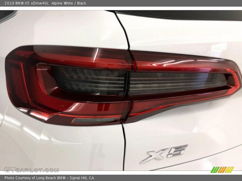 Alpine White / Black 2019 BMW X5 xDrive40i