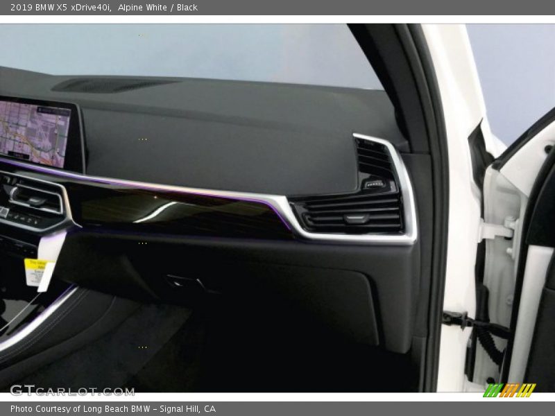 Alpine White / Black 2019 BMW X5 xDrive40i
