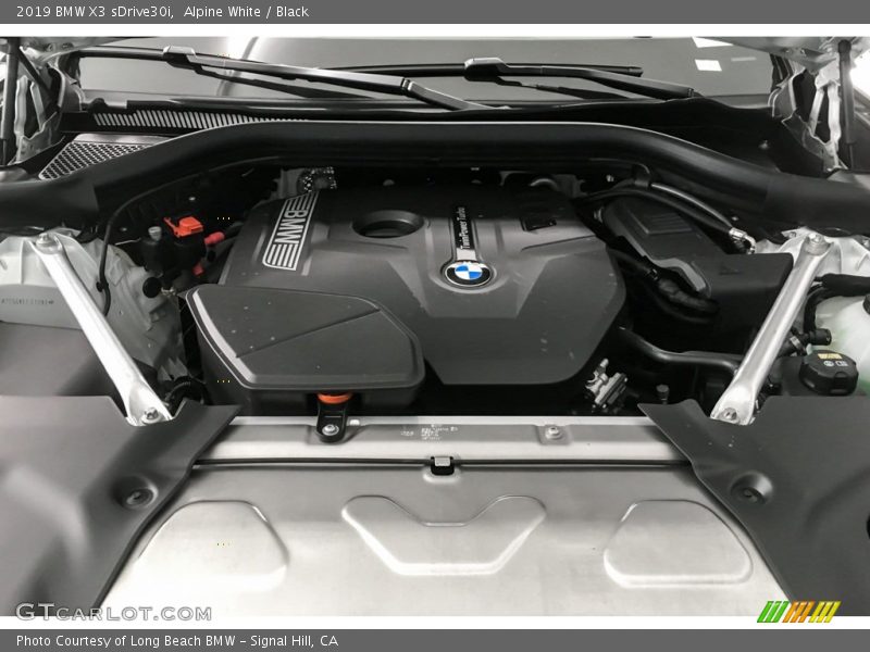 Alpine White / Black 2019 BMW X3 sDrive30i