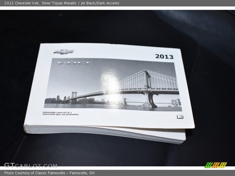 Silver Topaz Metallic / Jet Black/Dark Accents 2013 Chevrolet Volt