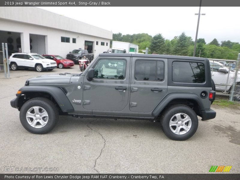 Sting-Gray / Black 2019 Jeep Wrangler Unlimited Sport 4x4