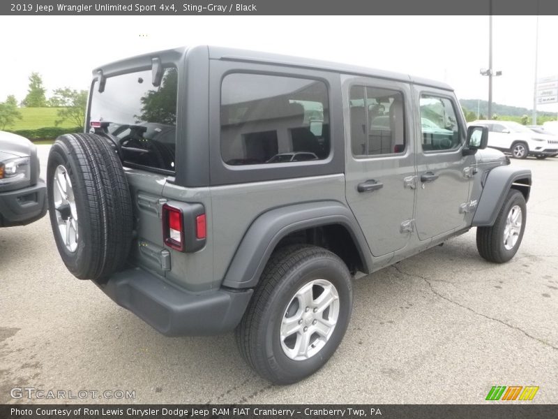 Sting-Gray / Black 2019 Jeep Wrangler Unlimited Sport 4x4