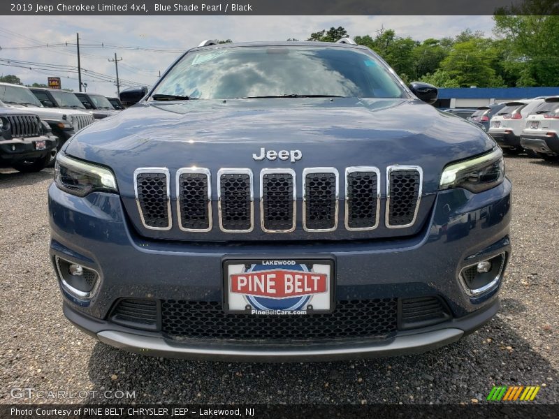 Blue Shade Pearl / Black 2019 Jeep Cherokee Limited 4x4