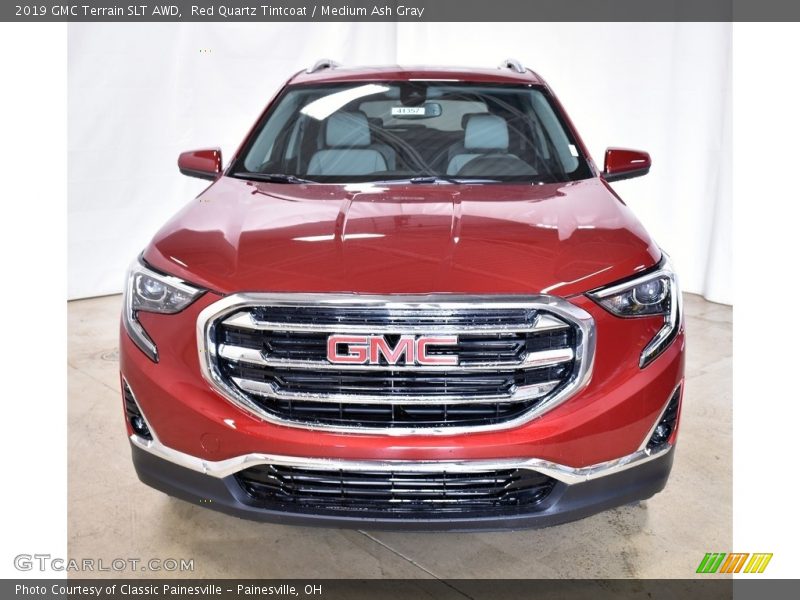 Red Quartz Tintcoat / Medium Ash Gray 2019 GMC Terrain SLT AWD