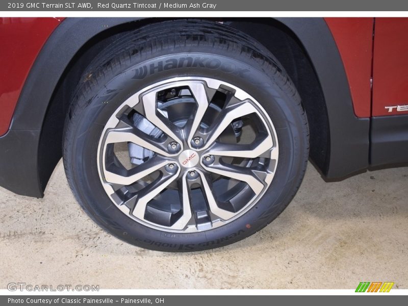 Red Quartz Tintcoat / Medium Ash Gray 2019 GMC Terrain SLT AWD